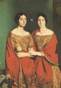 Theodore Chasseriau The Two Sisters (mk05) Spain oil painting artist